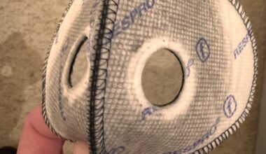 This the results of using a pollution mask on the tube…