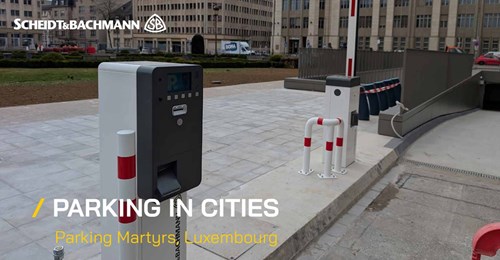 Martyrs car park in Luxembourg City.