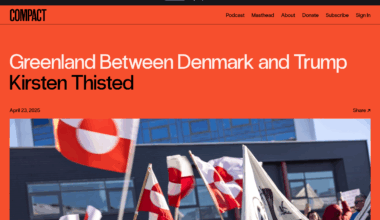 Greenland Between Denmark and Trump