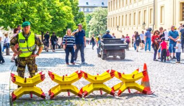 Prague Castle replaces entrance barriers with new security upgrades