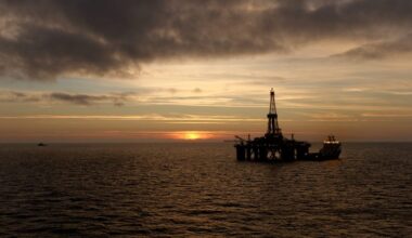 offshore rig north sea