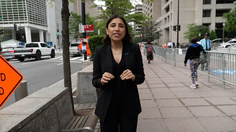 The International Monetary Fund says it is facing "high levels of policy uncertainty" and the global economy would slow even if countries manage to negotiate a permanent reduction in tariffs from the US.