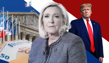 Marine Le Pen after she was convicted