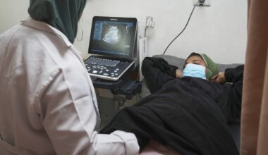 A pregnant woman in Gaza’s ruins fears for her baby under Israel’s blockade