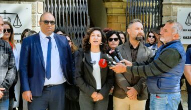 cover Turkish Cypriot teachers back in court, accused of ‘battering’ police at protest
