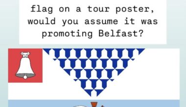 Confused by the flag on a tour poster and need to know I’m not losing it 😂