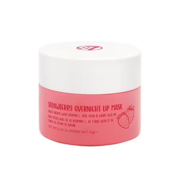 Strawberry Overnight Lip Mask jar.