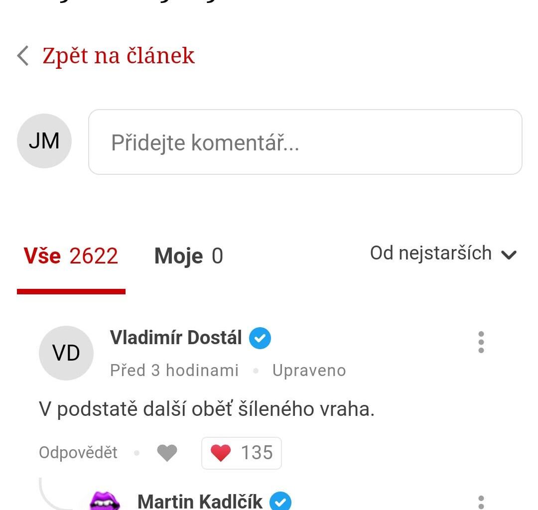 Nějak nechápu, proč se spojuje její čin s vinou vlády/ministra