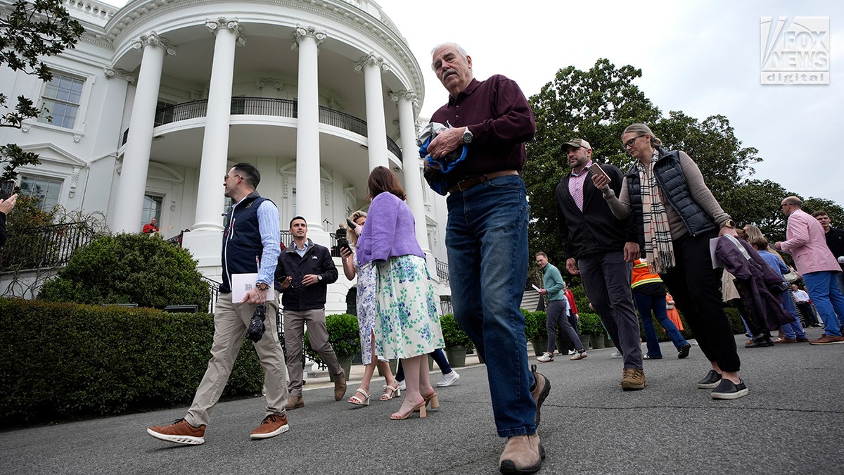 Public tours of the White House garden begin today in Washington, D.C.
