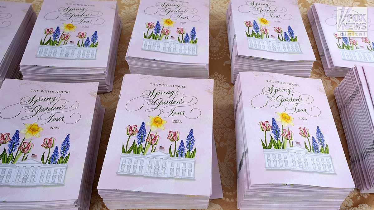 Public tours of the White House garden begin today in Washington, D.C.