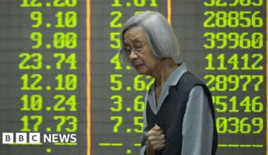 Asian stocks see their worst drop in decades after tariffs