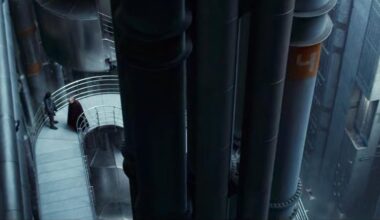 Lloyds of London and the Barbican Estate starring in Andor season 2 episode 4.