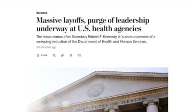 Massive layoffs, purge of leadership underway at U.S. health agencies