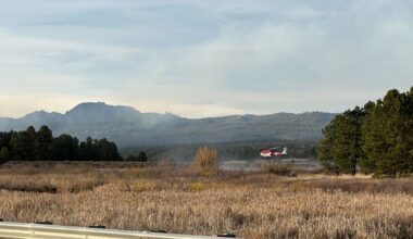 Fire burning near Turkey Tracks Shooting Range, campers told to evac