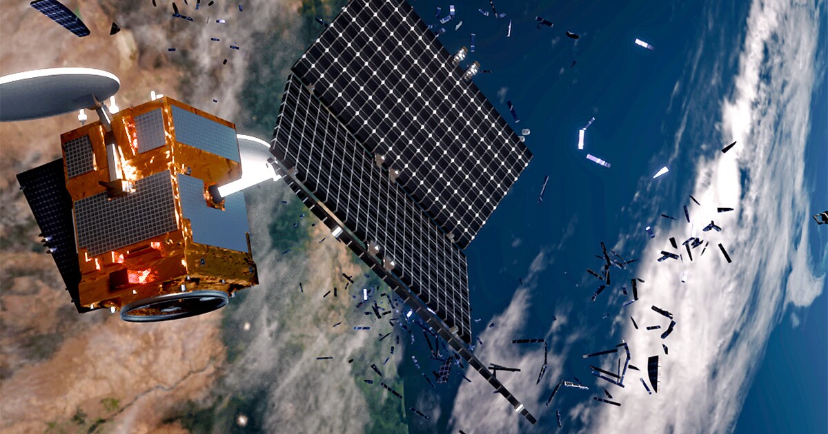 Over 6,600 tons of debris orbit Earth