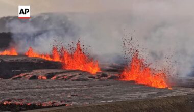 Volcano erupts in Iceland, triggering tourist evacuation