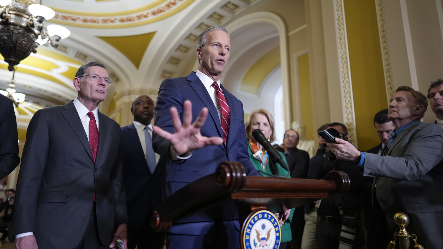 GOP senators push ahead on Trump's tax cuts package and delay big decisions for later