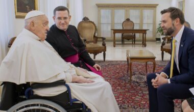 JD Vance was one of the last leaders to meet with Pope Francis