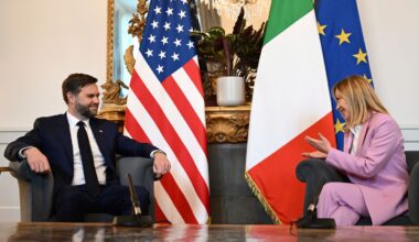 Trump floats US-Europe meeting as Vance visits Italy for 2nd day of talks on tariffs