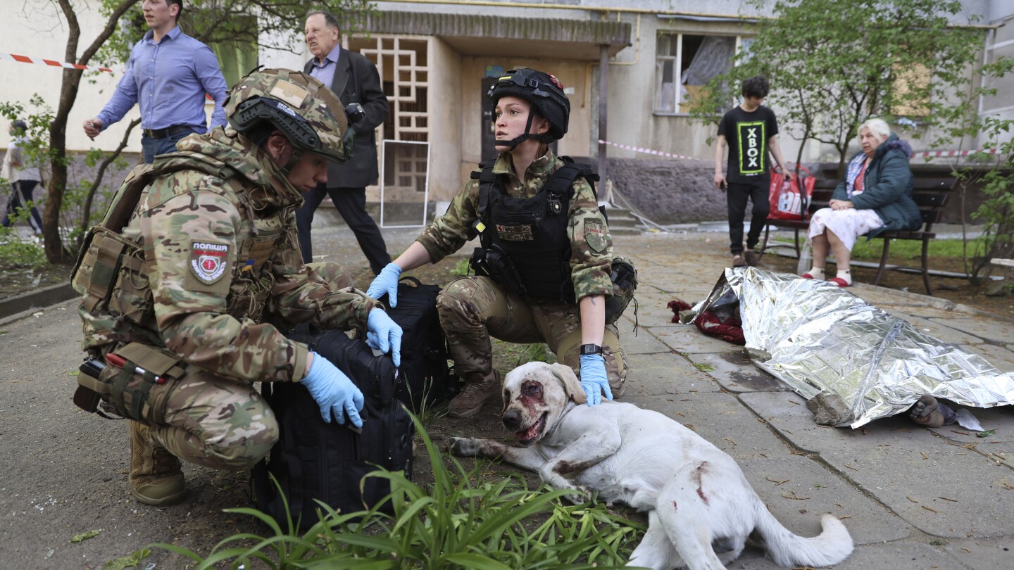 Russia batters Ukrainian cities Odesa and Zaporizhzhia as Kremlin warns peace talks will take time