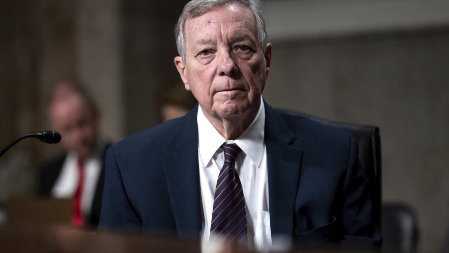 Democratic Sen. Dick Durbin of Illinois won't seek reelection