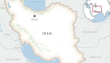 A massive explosion and fire strikes the Iranian port city of Bandar Abbas