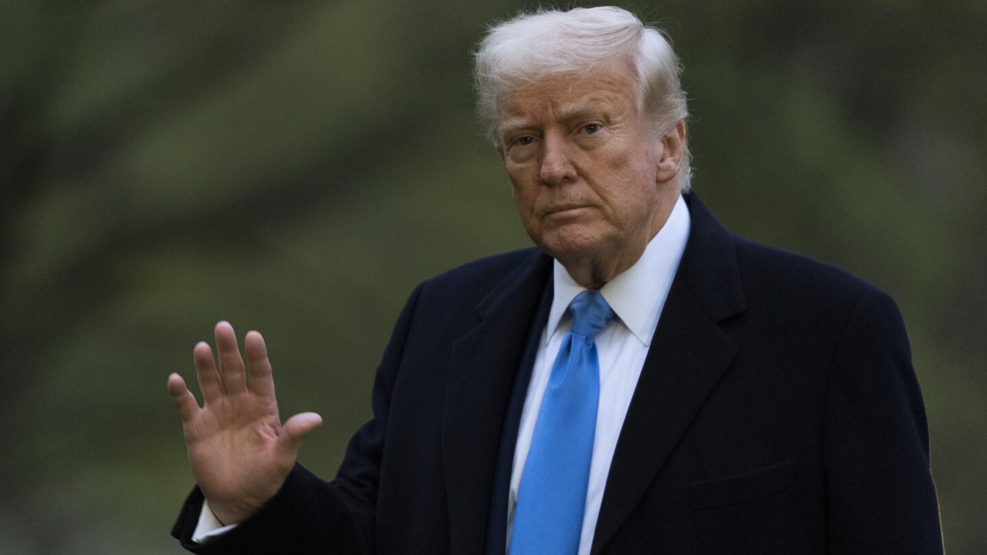 Trump threatens more tariffs on China as global markets plunge