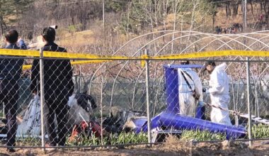 Pilot dies after his helicopter crashes while extinguishing a fire in South Korea