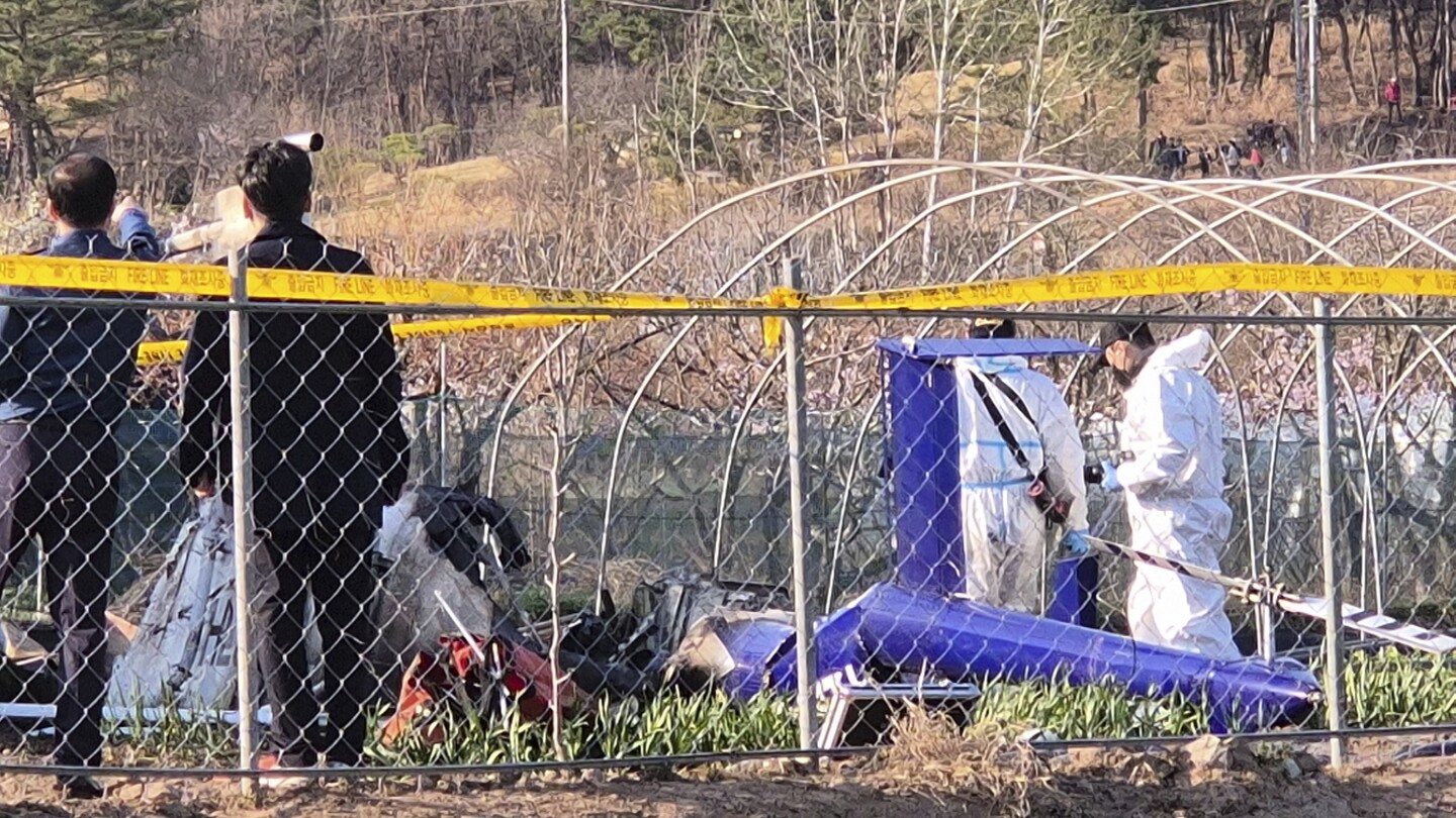 Pilot dies after his helicopter crashes while extinguishing a fire in South Korea