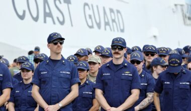Wife of US Coast Guard member arrested over expired visa after security check for military housing