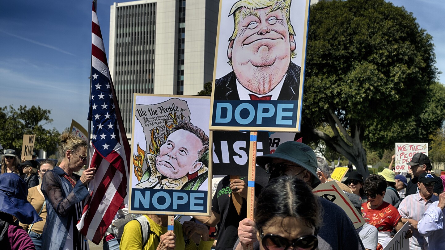 'Hands Off!' protests against Trump and Musk are planned across the US