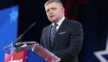 Slovakia's pro-Russian leader rejects a call by the EU not to attend a military parade in Moscow