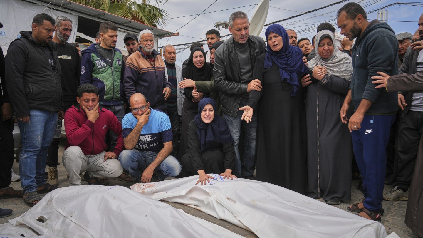 Middle East latest: Israeli strike outside a Gaza hospital kills a medic and wounds several