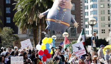 Anti-Trump, Musk protests draw big crowds in L.A. and around the nation