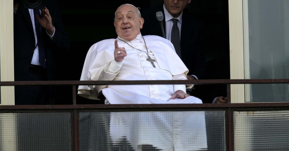 Godspeed your recovery, Pope Francis. We need your voice more than ever
