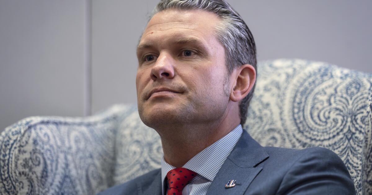 Letters to the Editor: There's no excusing Pete Hegseth's 'Signalgate' failures