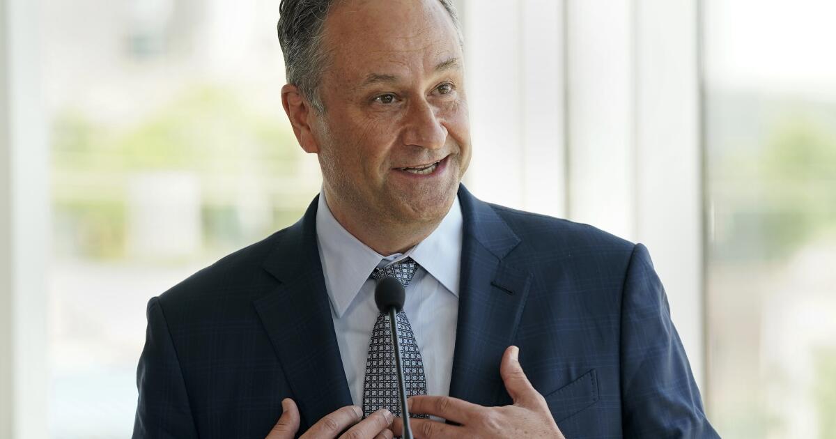 Former Second Gentleman Doug Emhoff's law firm strikes deal with Trump