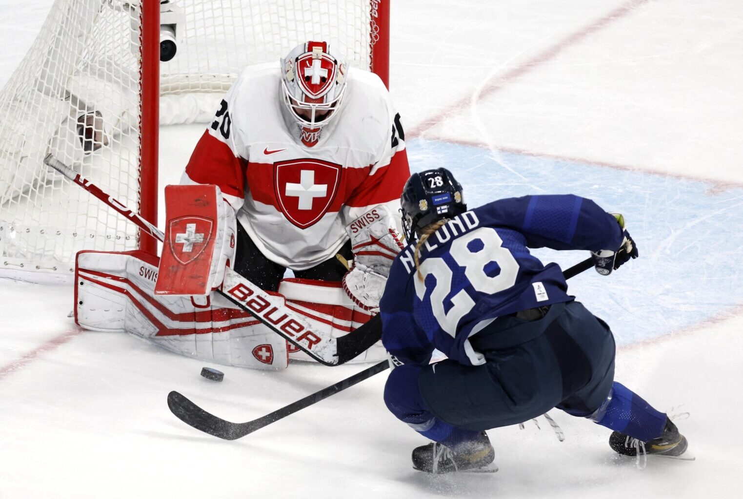 Former SCSU forward Jenniina Nylund scores in OT to give Finland bronze medal