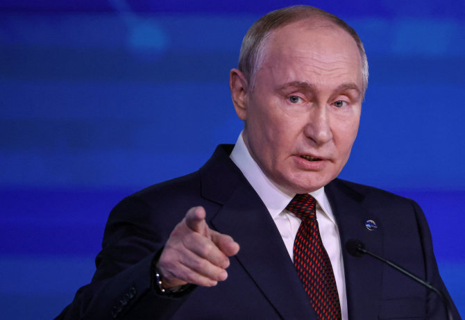 „Reuters“/„Scanpix“/Vladimiras Putinas