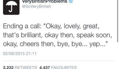 Proper British goodbye, innit?
