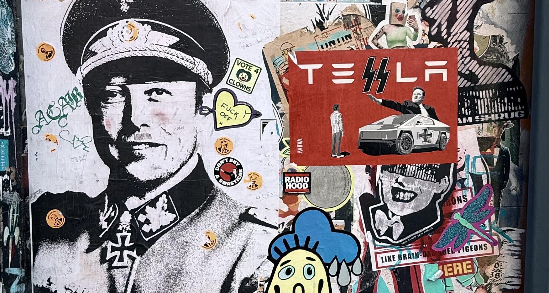 This Musk graffiti in Brick Lane caught my eye today.