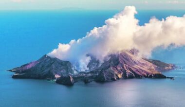 Whakaari/White Island's volcanic alert level raised