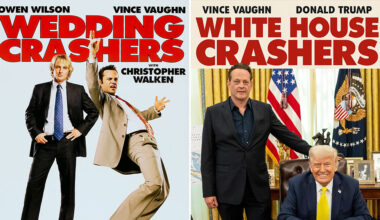 Vince Vaughn Visits POTUS, Unveils White House Crashers Parody Poster