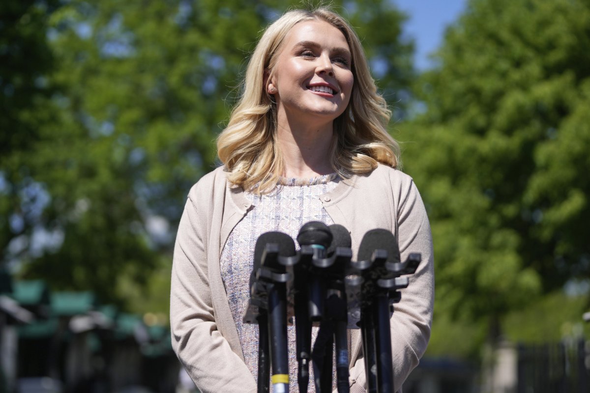 White House press secretary Karoline Leavitt