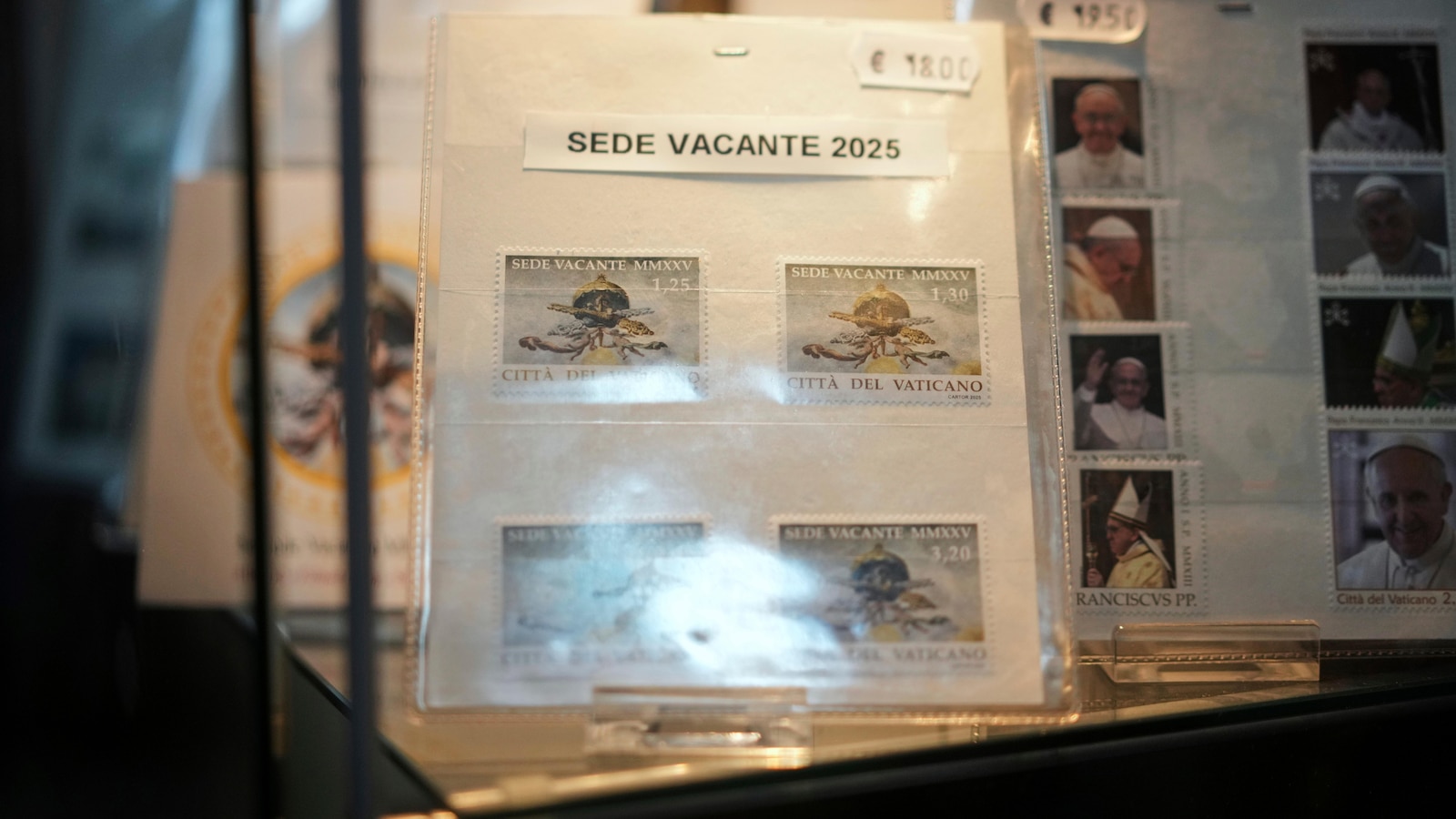 Vatican issues 'sede vacante' postage stamps valid until a new pope is elected