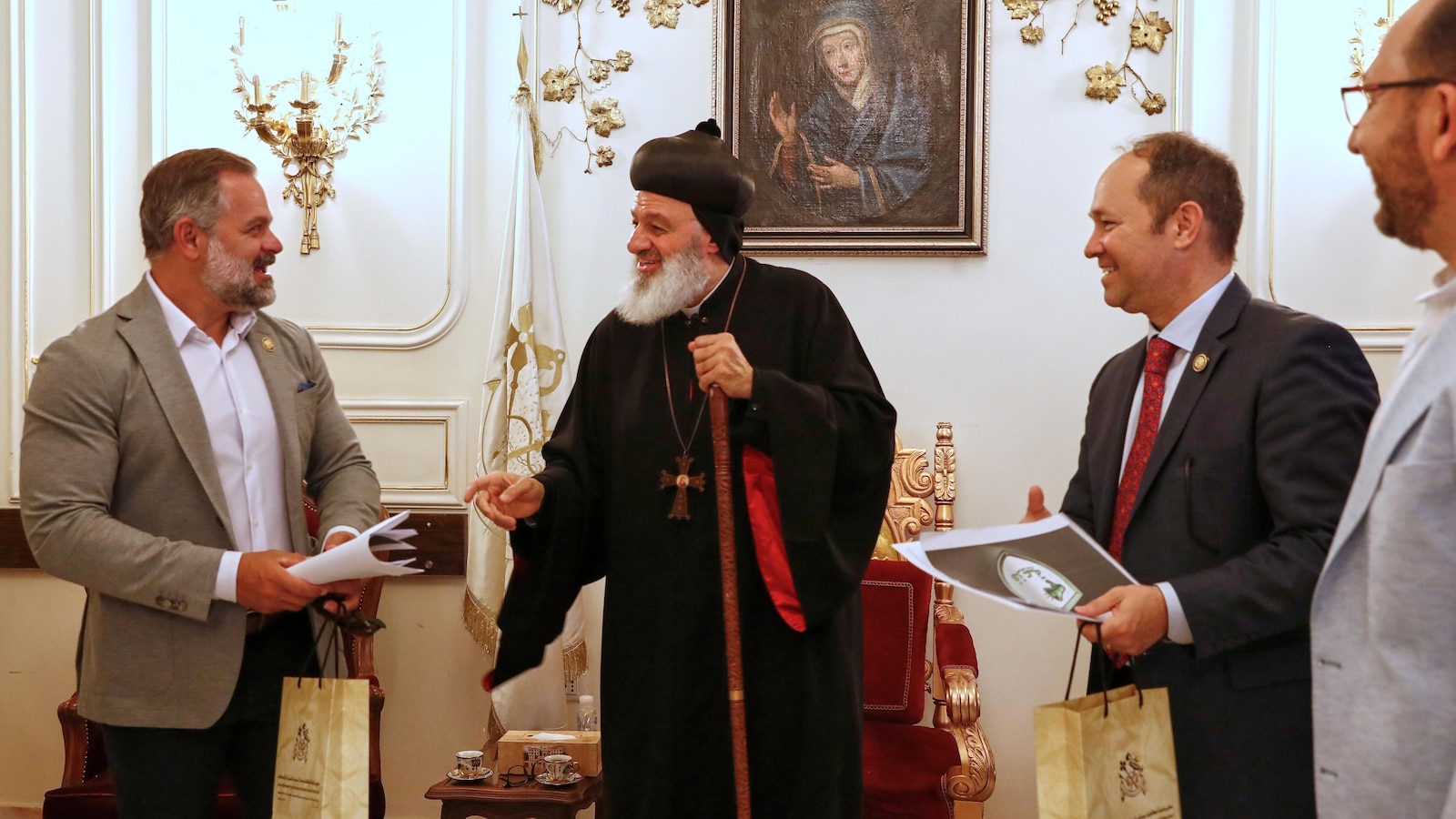 Syrian president meets a US Congress member on an unofficial visit to Damascus