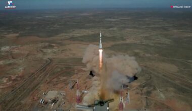 A US-Russian crew of 3 launches to the International Space Station