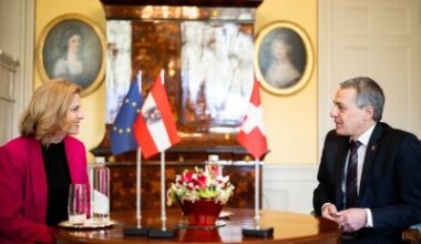 Strengthening Neighbourly Ties: Swiss Ignazio Cassis Receives Austrian Foreign Minister Meinl-Reisinger - Vindobona.org