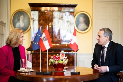 Strengthening Neighbourly Ties: Swiss Ignazio Cassis Receives Austrian Foreign Minister Meinl-Reisinger - Vindobona.org