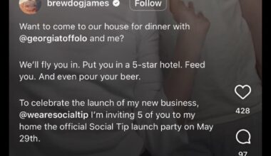 I would do it just so I could meet him and pour one of his beers on his head.